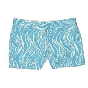Lilly Pulitzer Blue Paisley Print Shorts Size 4